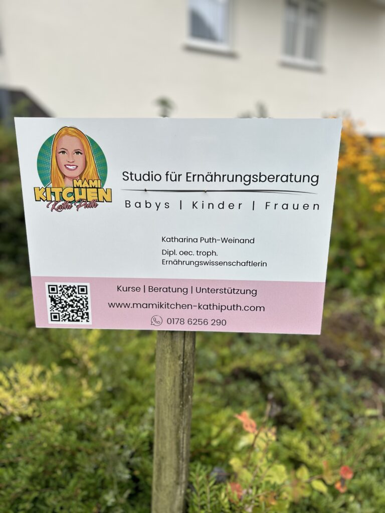 Praxisschild Studio für Ernährungsberatung